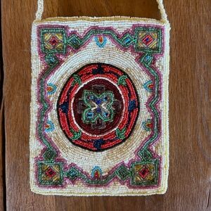 Beaded Butterfly Mandala Purse
